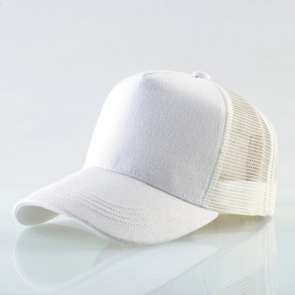 Men's Cotton Adjustable Strap Sun Protection Mixed Colors Cap