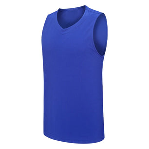 Women's Nylon V-Neck Sleeveless Breathable Fitness Workout Top