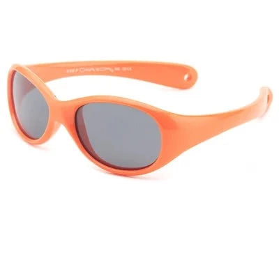 Kid's Acetate Frame Polycarbonate Lens Oval Shaped Sunglasses