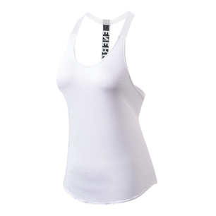 Women's Polyester O-Neck Sleeveless Breathable Fitness Workout Top