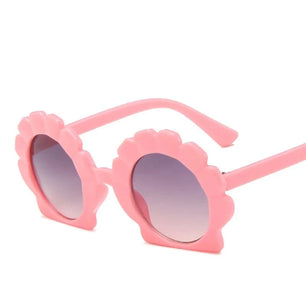 Kid's Plastic Frame Resin Lens UV400 Protection Round Sunglasses