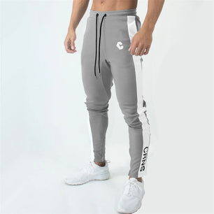 Men's Polyester Drawstring Closure Quick-Drying Gymwear Pants