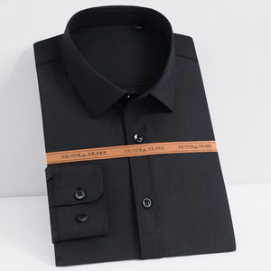 Men's Polyester Turn-Down Collar Full Sleeves Single Breasted Shirt