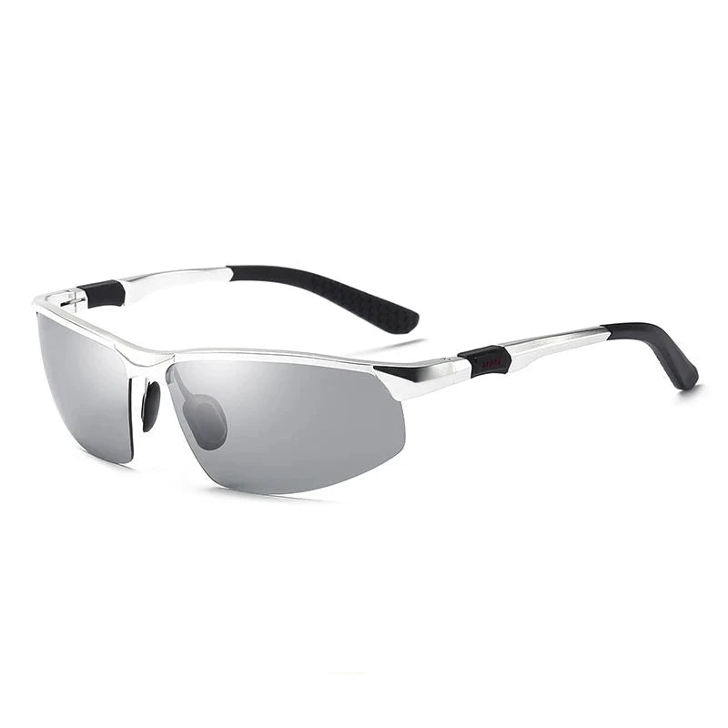 Men's Aluminium Magnesium Frame TAC Lens Rectangle Sunglasses