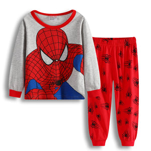 Kid's Boy Cotton O-Neck Full Sleeves Breathable Sleepwear Set