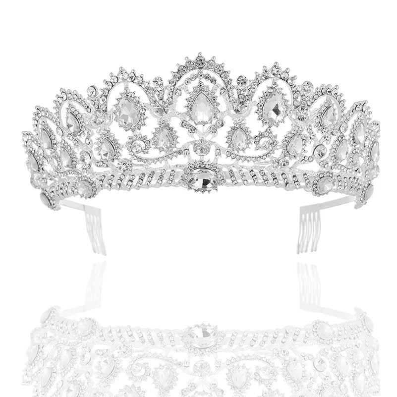 Women's Zinc Alloy Plant Pattern Tiaras Bridal Classic Crown