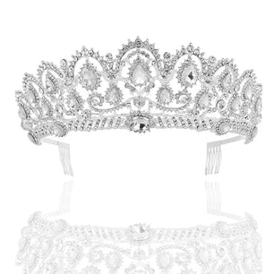 Women's Zinc Alloy Plant Pattern Tiaras Bridal Classic Crown