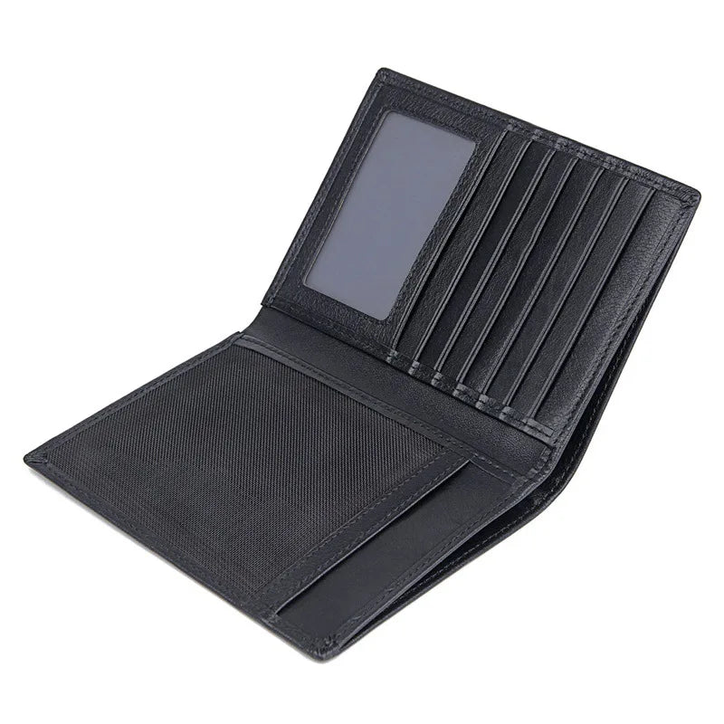 Women's Genuine Leather Card Holders Solid Pattern Trendy Wallets