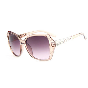 Women's Plastic Frame Acrylic Lens Square Shaped Sunglasses