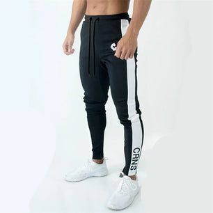 Men's Polyester Drawstring Closure Quick-Drying Gymwear Pants