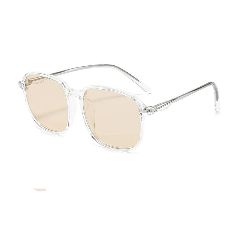 Men's Acetate Frame Polaroid Lens Square Shaped UV400 Sunglasses