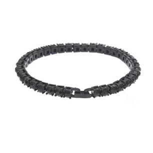 Men's Zinc Alloy Link Chain Toggle Clasp Closure Hip Hop Bracelet