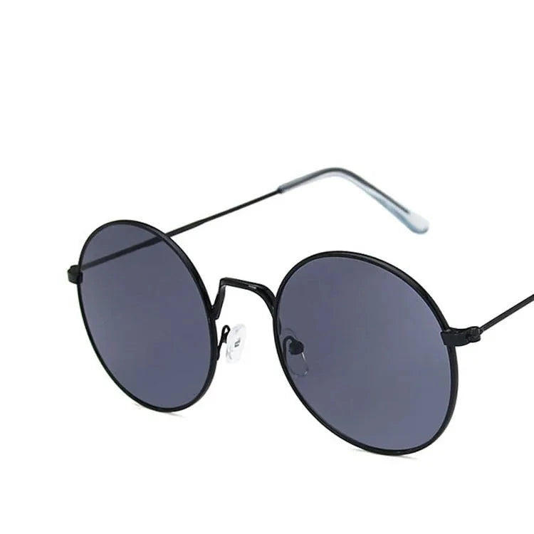 Women's Alloy Frame Polaroid Lens Round Shaped UV400 Sunglasses