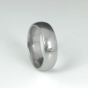 Men's Titanium Steel Geometric Shaped Trendy Elegant Wedding Ring