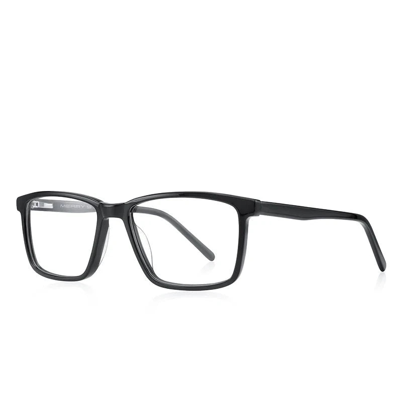 Kid's Acetate Frame Square Shaped Light Blocking Computer Glasses