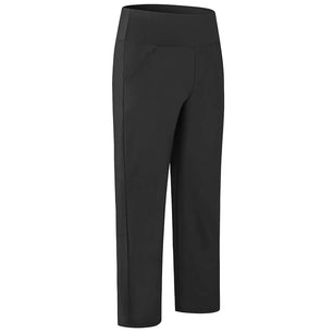 Women's Polyester High Elastic Waist Solid Yoga Workout Trousers