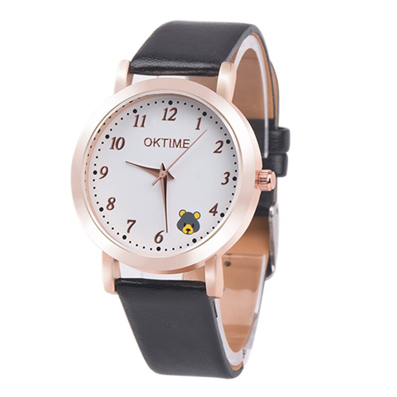 Kid's Alloy Case Buckle Clasp Waterproof Quartz Wristwatch