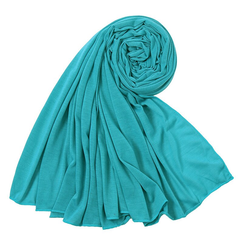 Women's Arabian Polyester Headwear Solid Pattern Casual Hijabs