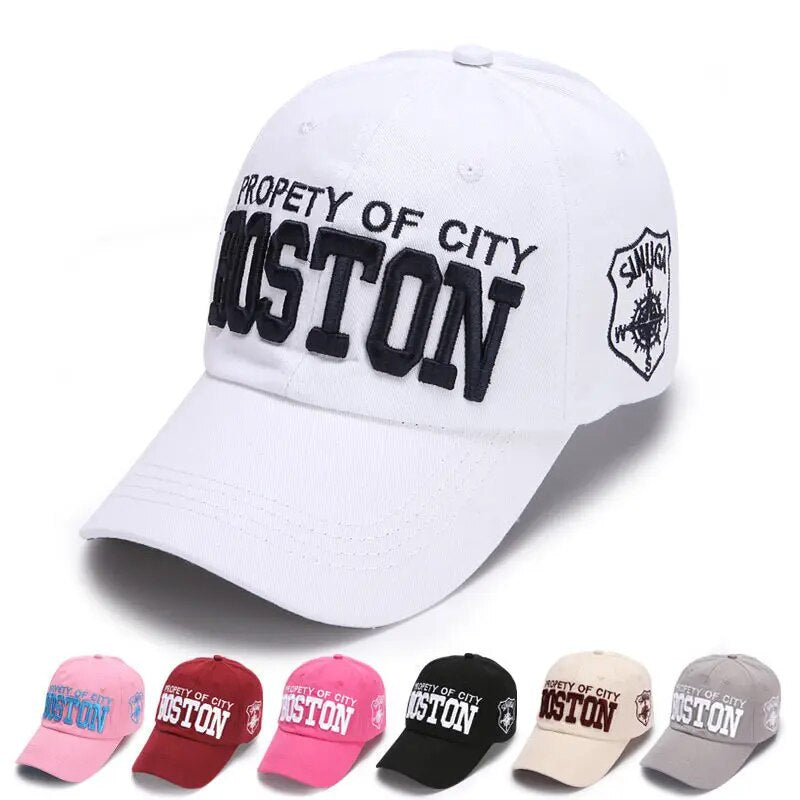 Women's Cotton Adjustable Strap Sun Protection Casual Hip Hop Cap