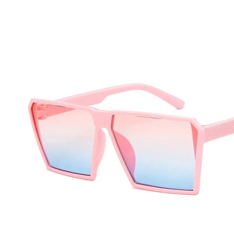 Kid's Plastic Frame Resin Lens UV400 Protection Square Sunglasses