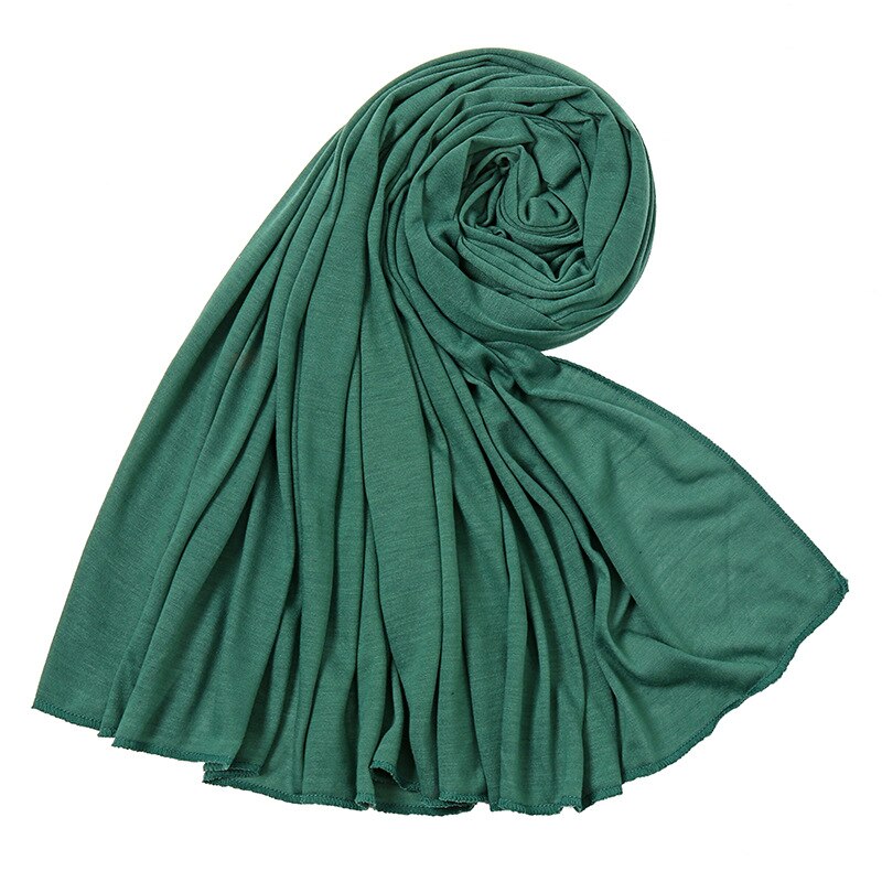 Women's Arabian Polyester Headwear Solid Pattern Casual Hijabs