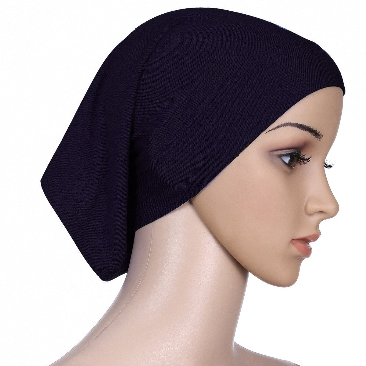 Women's Arabian Chiffon Headwear Solid Pattern Casual Hijabs