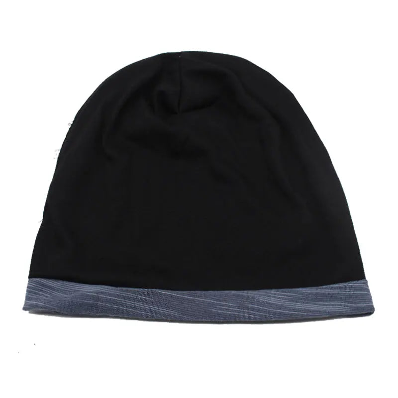 Men's Polyester Skullies Beanies Printed Pattern Casual Warm Cap