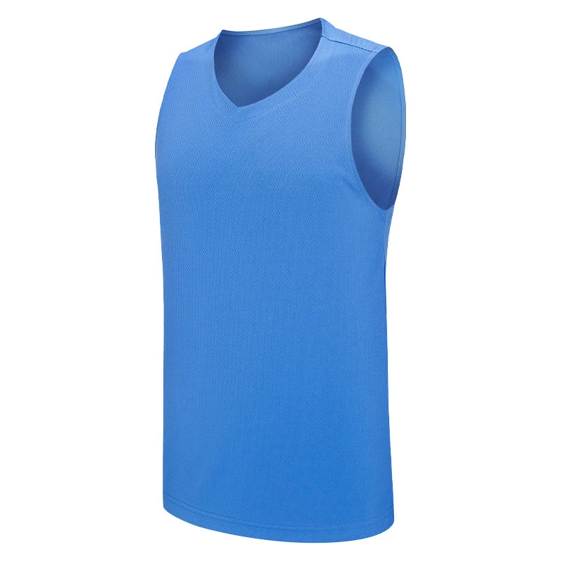 Women's Nylon V-Neck Sleeveless Breathable Fitness Workout Top