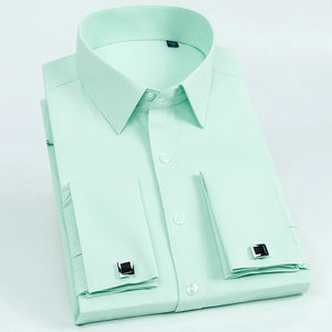 Men's Cotton Turn-Down Collar Full Sleeve Single Breasted Shirt