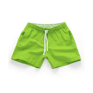 Men's Polyester Drawstring Closure Quick-Dry Swimwear Shorts