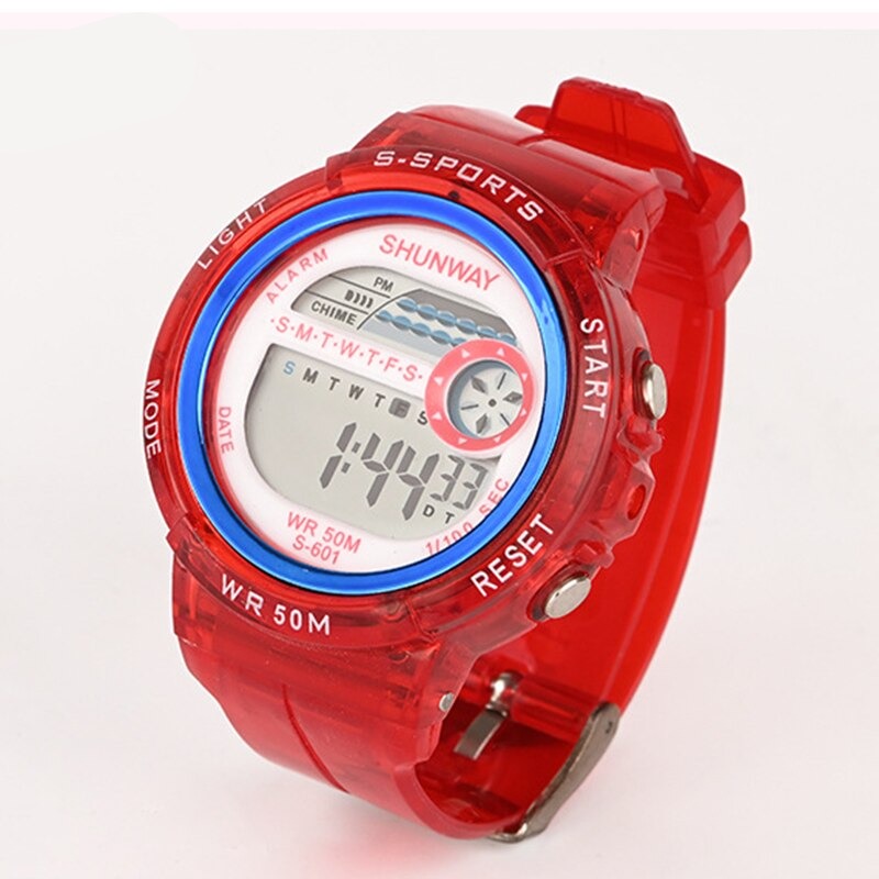 Kid's Boys Alloy Case Round Shape Waterproof Luminous Watch