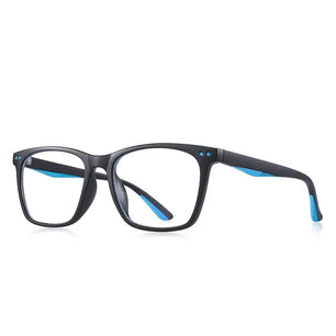 Kid's Acetate Frame Square Shaped Light Blocking Trendy Glasses