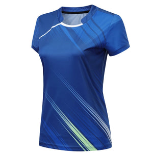 Women's Nylon O-Neck Short Sleeves Breathable Fitness Sport Tops