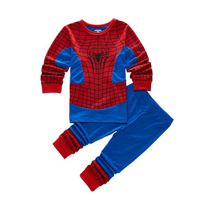 Kid's Boy Cotton O-Neck Full Sleeves Breathable Sleepwear Set