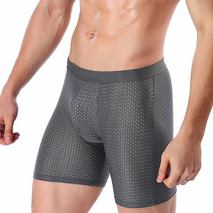 Men's 1 Pc Nylon Breathable Printed Underwear Boxer Shorts