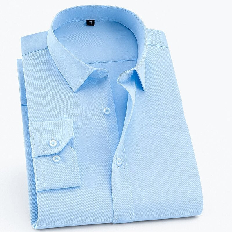 Men's Cotton Turndown Collar Full Sleeves Formal Wear Shirts