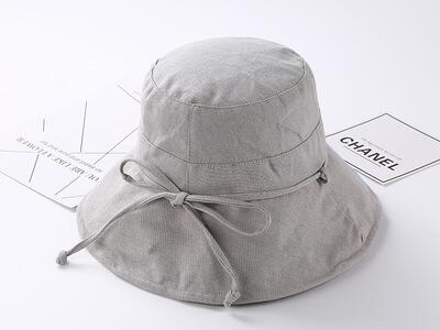 Women's Polyester Solid Pattern Anti-UV Casual Wear Bucket Hats