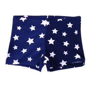 Kid's Boys Nylon Quick-Dry Star Pattern Beach Swimwear Shorts