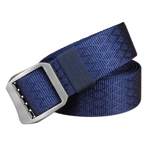 Men's Metal Buckle Closure Printed Pattern Trendy Military Belts