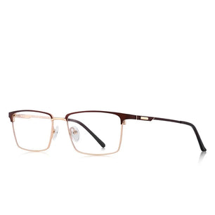 Men's Alloy Frame Full-Rim Square Shaped Trendy Optical Glasses