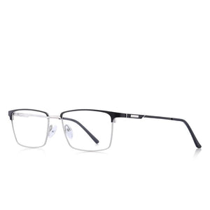 Men's Alloy Frame Full-Rim Square Shaped Trendy Optical Glasses