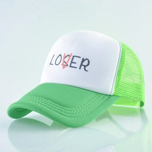 Men's Polyester Adjustable Strap Sun Protection Letter Pattern Cap