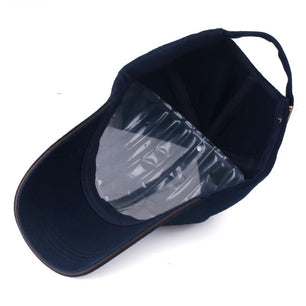 Men's Cotton Adjustable Strap Snapback Casual Baseball Denim Cap