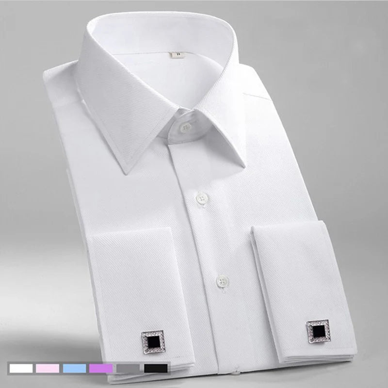 Men's Cotton Turn-Down Collar Full Sleeve Single Breasted Shirt