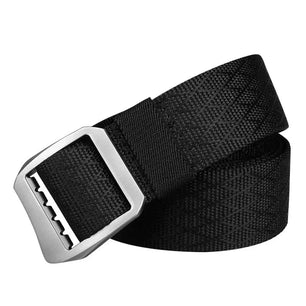 Men's Metal Buckle Closure Printed Pattern Trendy Military Belts