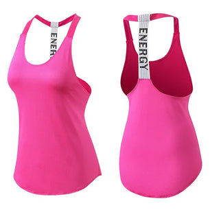 Women's Polyester O-Neck Sleeveless Breathable Fitness Workout Top