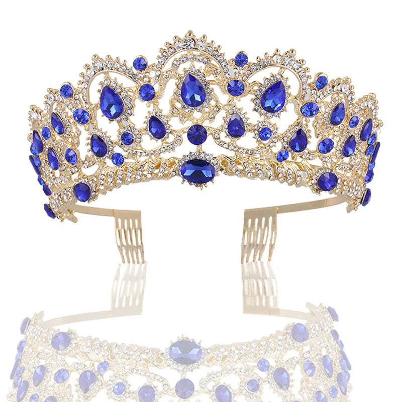 Women's Zinc Alloy Plant Pattern Tiaras Bridal Classic Crown