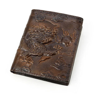 Men's Genuine Leather Alligator Pattern Card Holder Trendy Wallet