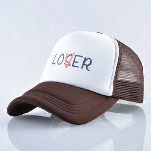 Men's Polyester Adjustable Strap Sun Protection Letter Pattern Cap