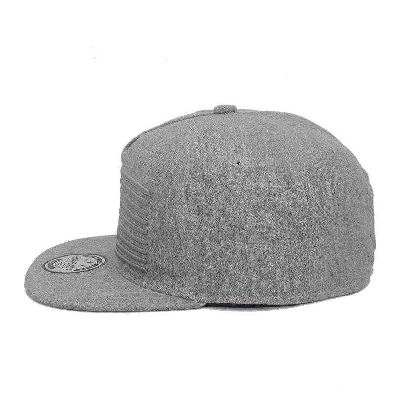 Men's Polyester Adjustable Casual Wear Snapback Baseball Caps